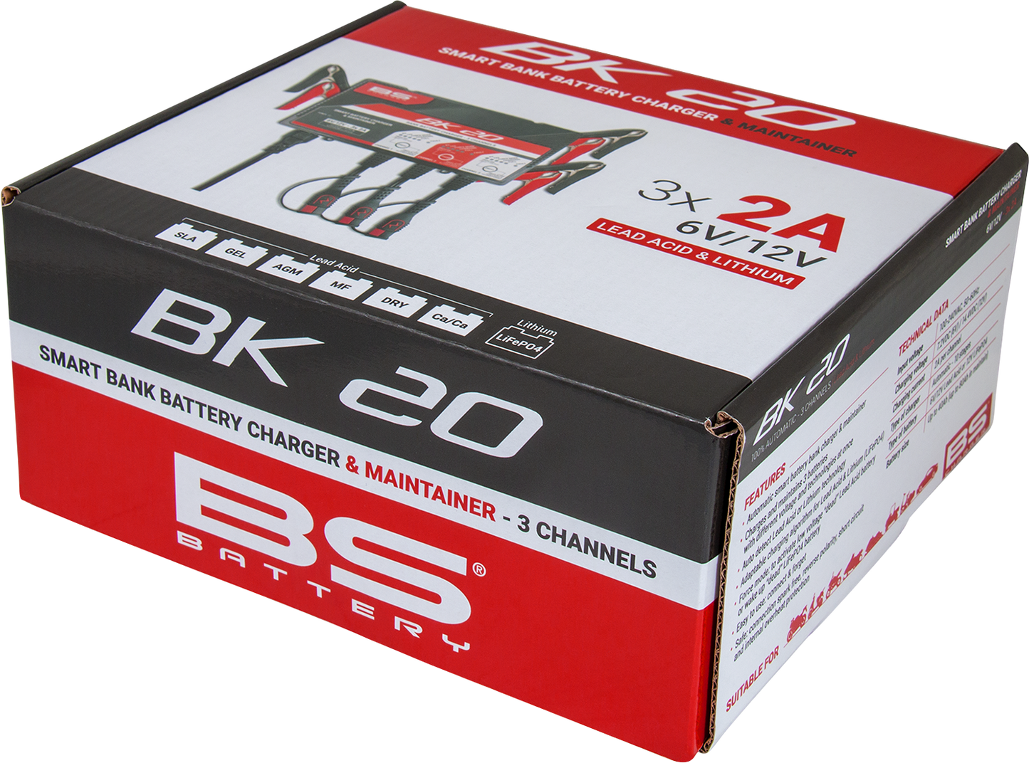 BS BATTERY Battery Charger/Maintainer - BK20 700554