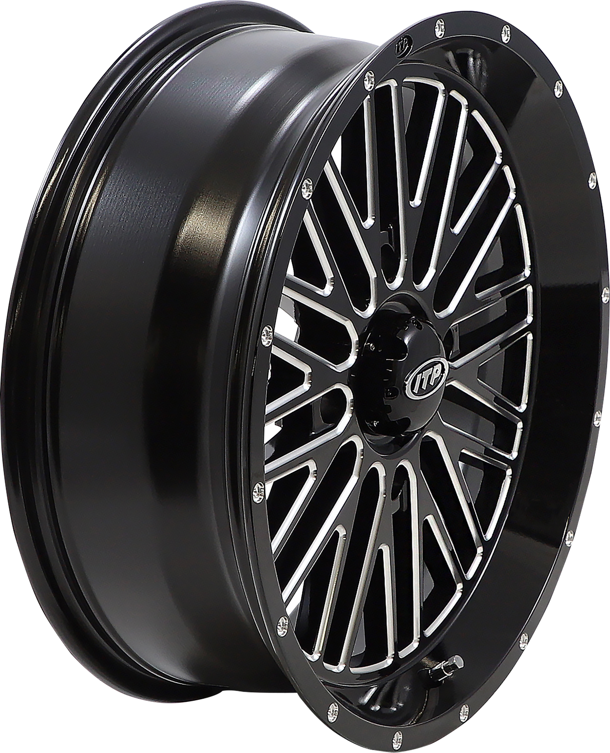 ITP Wheel - Momentum - Front/Rear - Black/Milled - 18x6.5 - 4/156 - 4+2.5 (+10 mm) 1822743731B