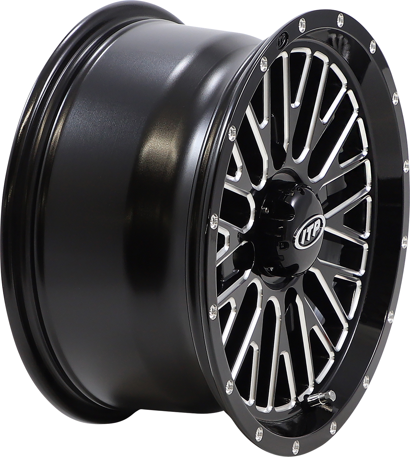 ITP Wheel - Momentum - Front/Rear - Black/Milled - 14x7 - 4/137 - 5+2 (+30 mm) 1422735731B