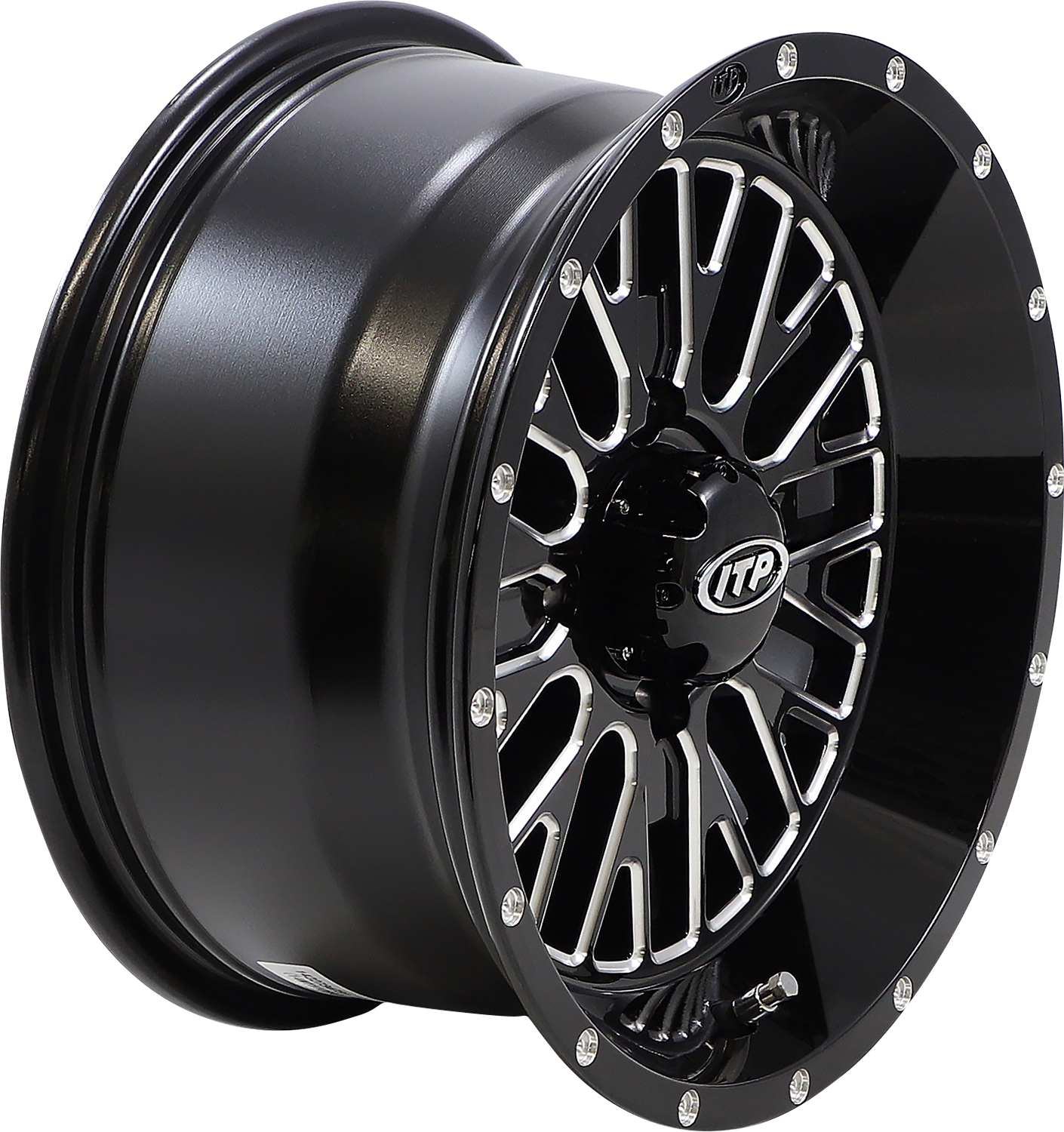ITP Wheel - Momentum - Front/Rear - Black/Milled - 14x7 - 4/110 - 4+3 (+10 mm) 1422734731B