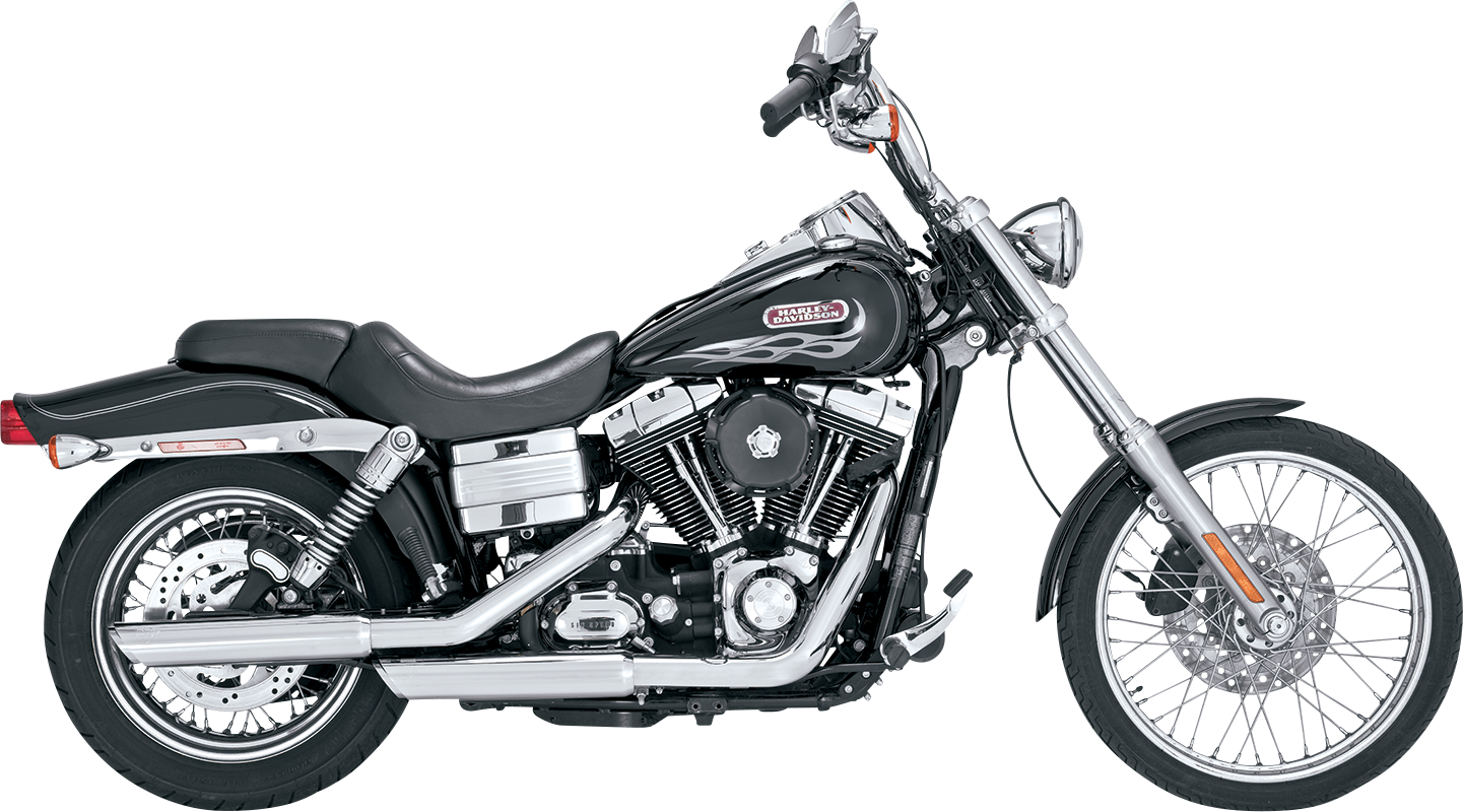 VANCE & HINES 3" Twin Slash Slip-On Muffler - Chrome 16337