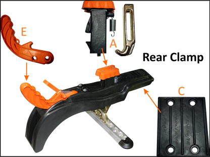 Safety Keys  Pair Front & Rear Clamps