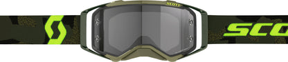 Prospect Ls Goggle Kaki Grn/Neon Ylw Grey Works