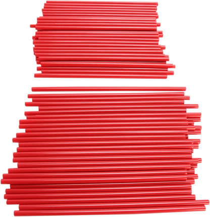 EMGO Spoke Covers - Wheel Trim - Red - 80 Pack 16-26098