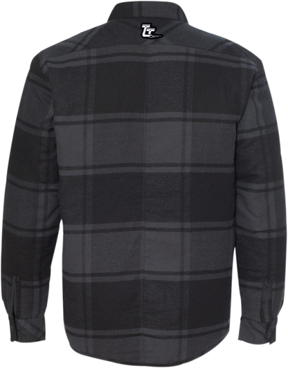 THROTTLE THREADS Drag Specialties Quilted Plaid Jacket - 2XL DRG24J86BK2R