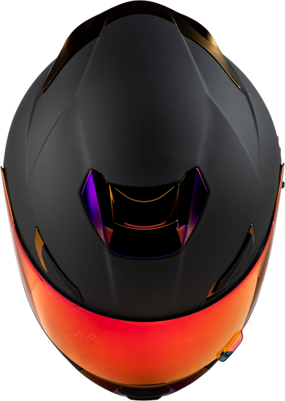 Sentinel Recon Helmet Matte Black/Purple Chrome Lg