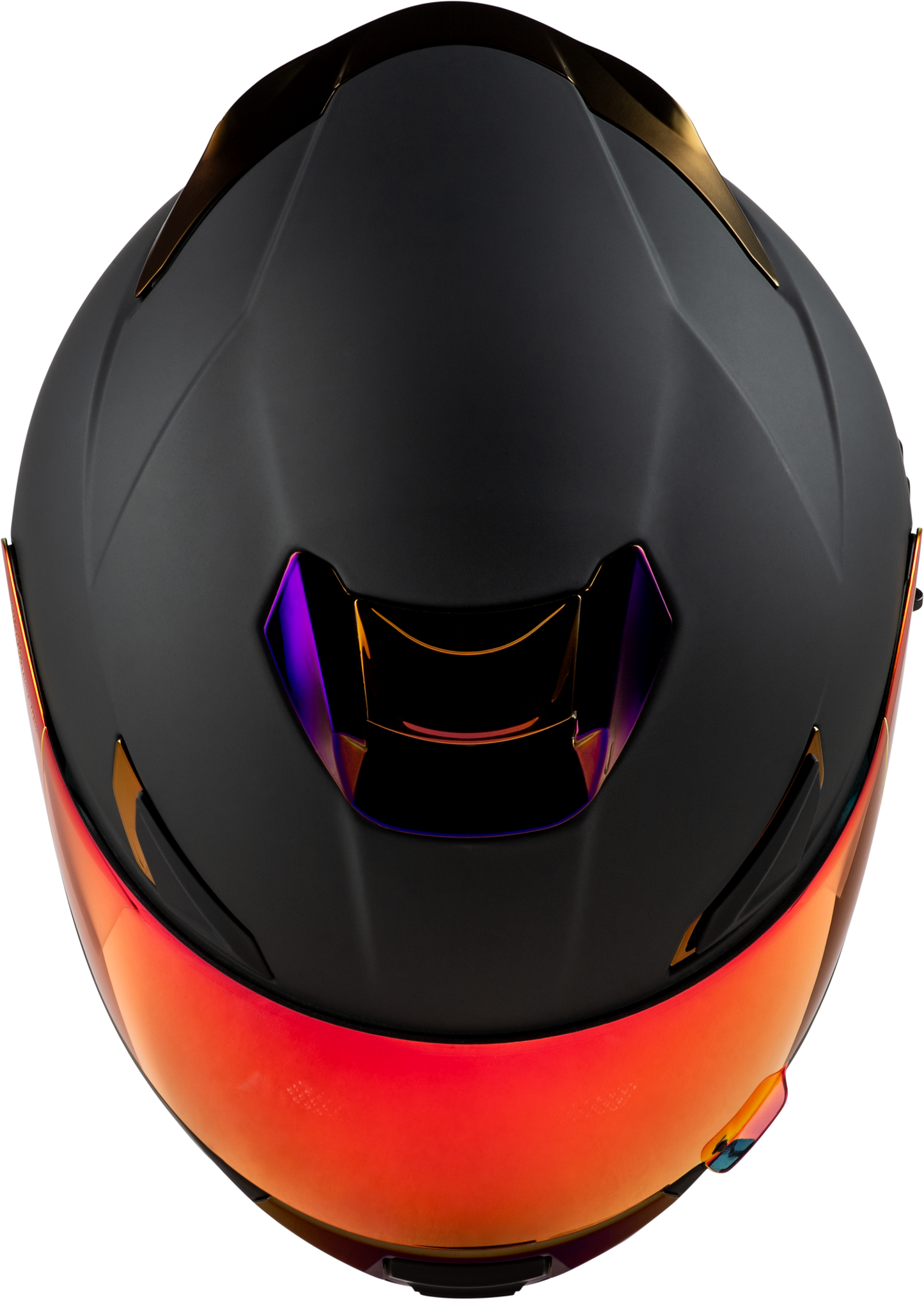 Sentinel Recon Helmet Matte Black/Purple Chrome Md