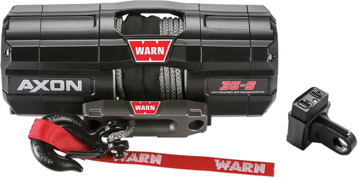 WARN AXON 35-S Winch - Synthetic Rope - 50' 101130