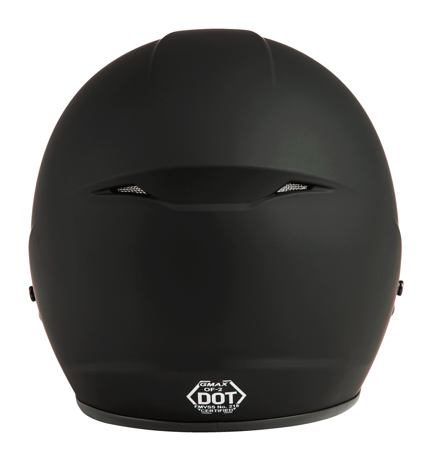 Of 2 Open Face Helmet Matte Black Sm