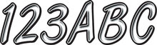 HARDLINE I.D. Sticker Kit - 400 Series - White WHBKG400