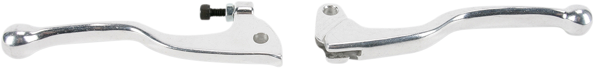 PARTS UNLIMITED Shorty Power Lever Set - Silver 55Y-83922-00-CH