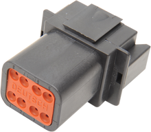 NAMZ Deutsch Receptacle - 8 Pin - Black DR-8B