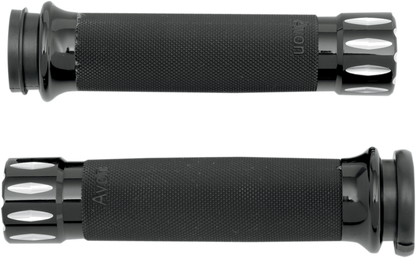 AVON GRIPS Rival Custom Grips - TBW - Black CC-86-AN-FL-RIV