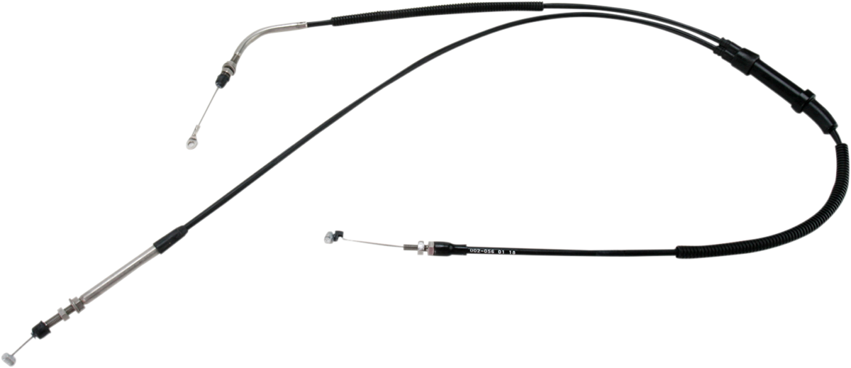 WSM Black Vinyl Throttle Cable - Yamaha 002-056