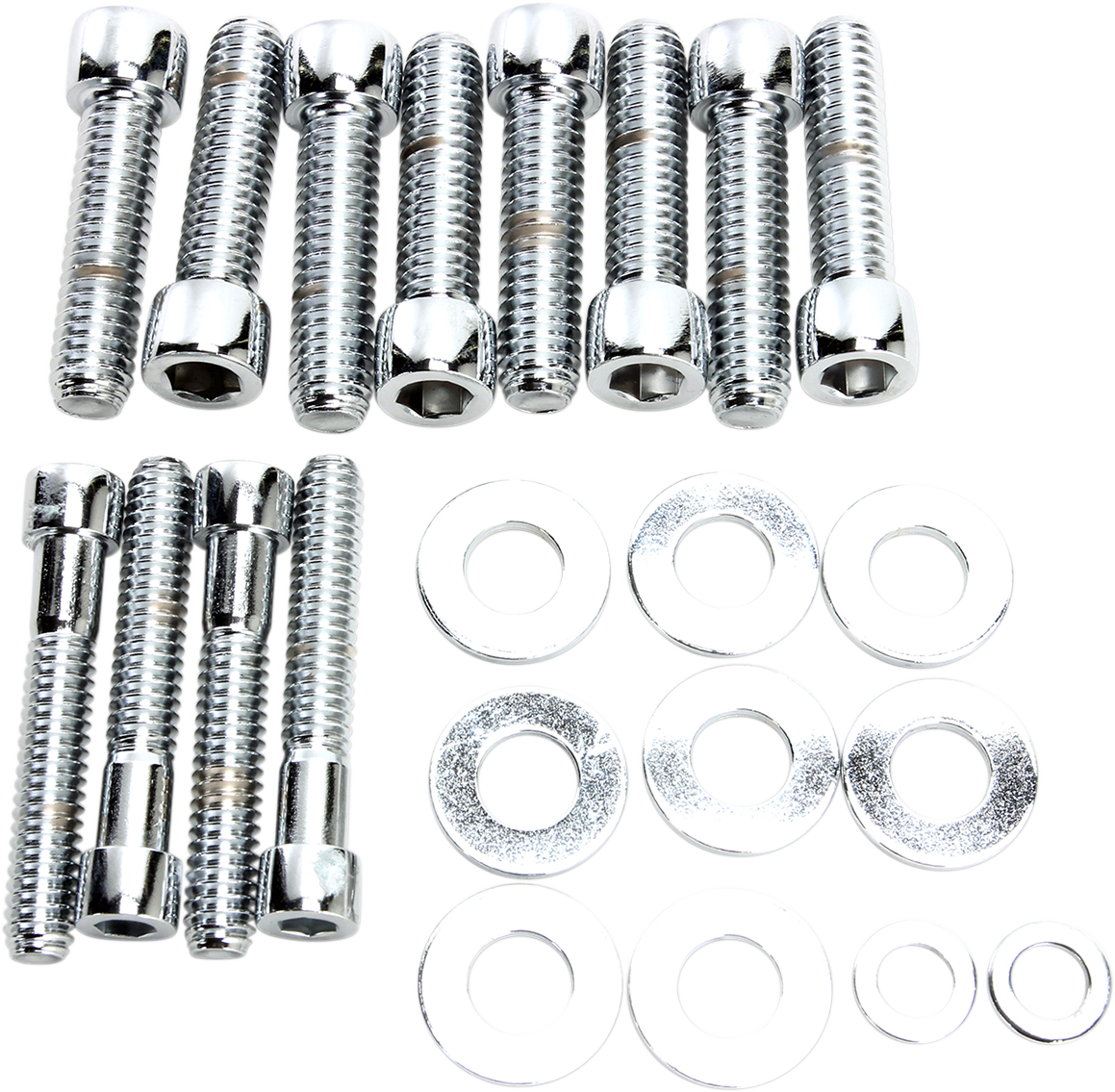 GARDNER-WESTCOTT Bolt Kit - Transmission Side Cover - Socket-Head - Chrome P-10-48-07