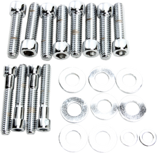GARDNER-WESTCOTT Bolt Kit - Transmission Side Cover - Socket-Head - Chrome P-10-48-07