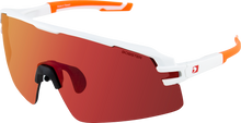 BOBSTER Flash Sunglasses - Matte White/Orange - Smoke Black Red Revo Lens BFLA01