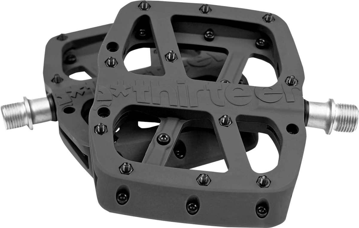 E*THIRTEEN Base Pedals - Flat - Black PD2USA-100