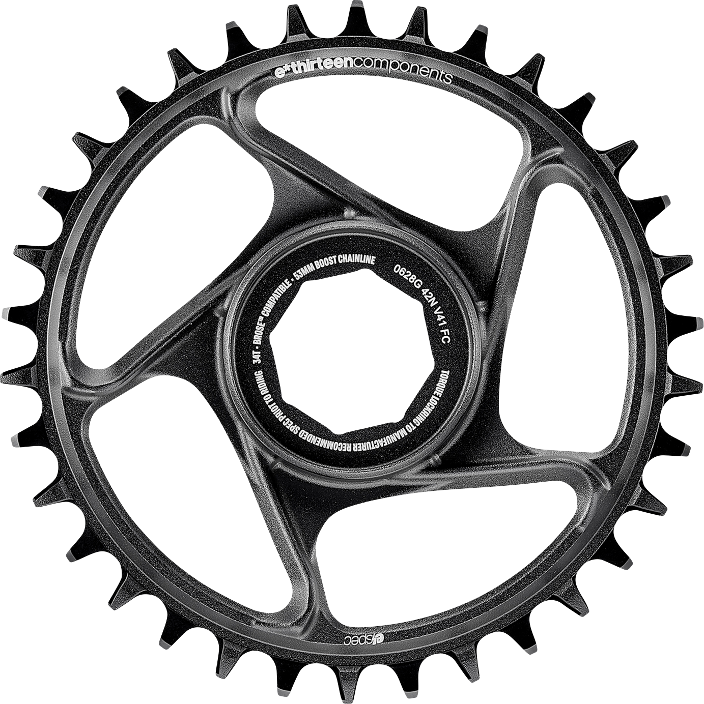 E*THIRTEEN e*spec Direct Mount Chainring - 34T - Brose CR4UPA-103