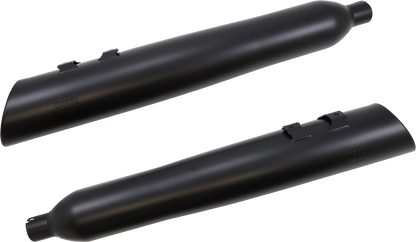 COBRA 4-1/2" NH Series Mufflers - Black 6288RB