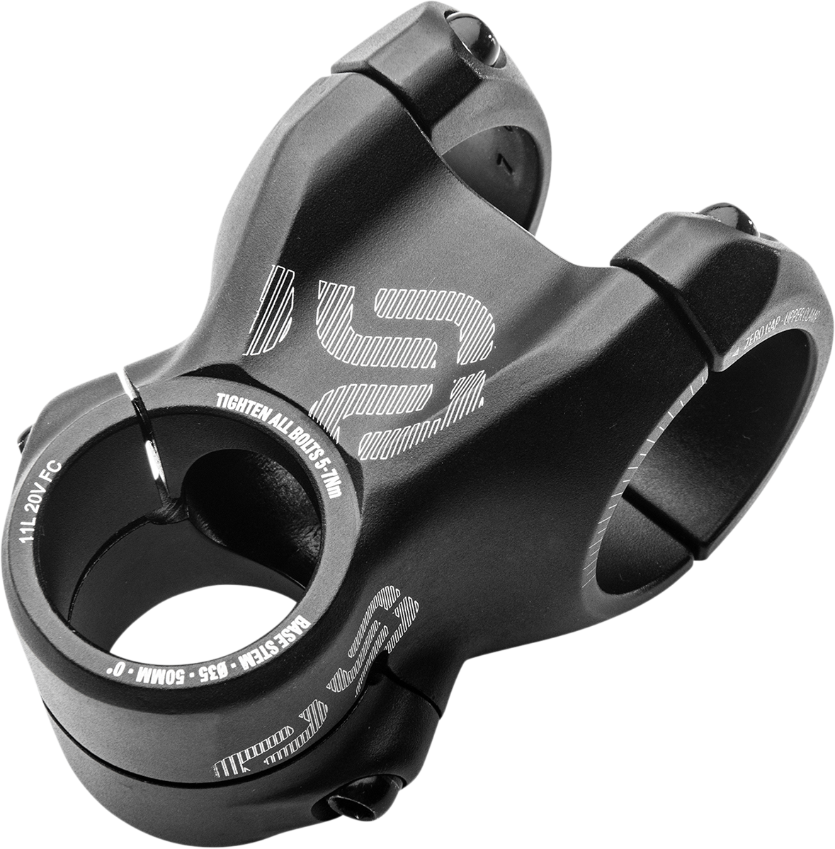 E*THIRTEEN Base 35 Stem - 40 mm Length - Stealth Black w/ Laser ST1USA-100