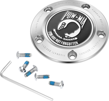 FIGURATI DESIGNS Timing Cover - 5 Hole - POW MIA - Stainless Steel FD50-TC-5H-SS
