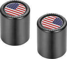 FIGURATI DESIGNS Docking Covers - American Flag - Short - Black FD21-DC-2530-BK