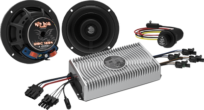 WILD BOAR AUDIO Amplifier/Speaker/Bluetooth Controller - FLHT WBA FLHT-BT KIT