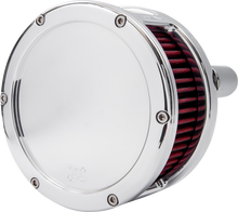 FEULING PARTS BA Series Air Cleaner Kit - Chrome - Red Filter 5437