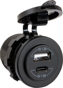 JENSEN Panel Mount USB Port USB42C