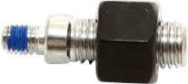 HIGHSIDER Adapter - Mirror - Black - M10 x 1.5 304-062