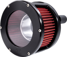 FEULING PARTS BA Race Series Air Cleaner Kit - Black Anodized - Red Filter 5424