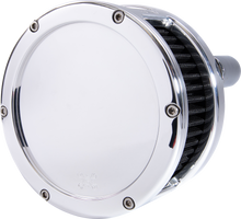 FEULING PARTS BA Series Air Cleaner Kit - Chrome - Black Filter 5537