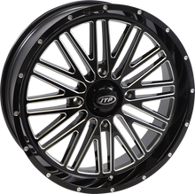 ITP Wheel - Momentum - Front/Rear - Black/Milled - 24x6.5 - 4/156 - 4+2.5 (+10 mm) 2422787731B