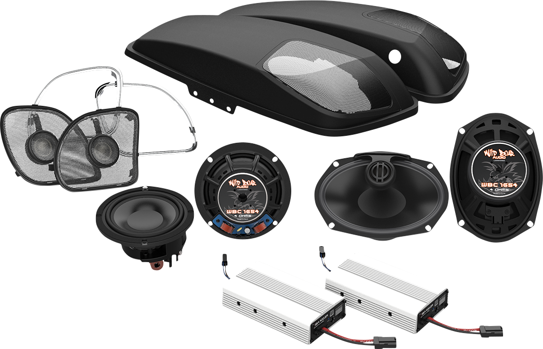 WILD BOAR AUDIO Speaker/Amplifier Lid Kit - FLTR WBA 800.4RG KIT