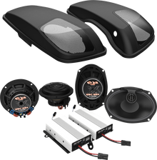 WILD BOAR AUDIO Speaker/Amplifier Lid Kit - FLHT WBA 800.4SG KIT