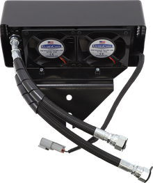 ULTRACOOL Oil Cooler Kit - Flat Black - Dyna DY-1FSS