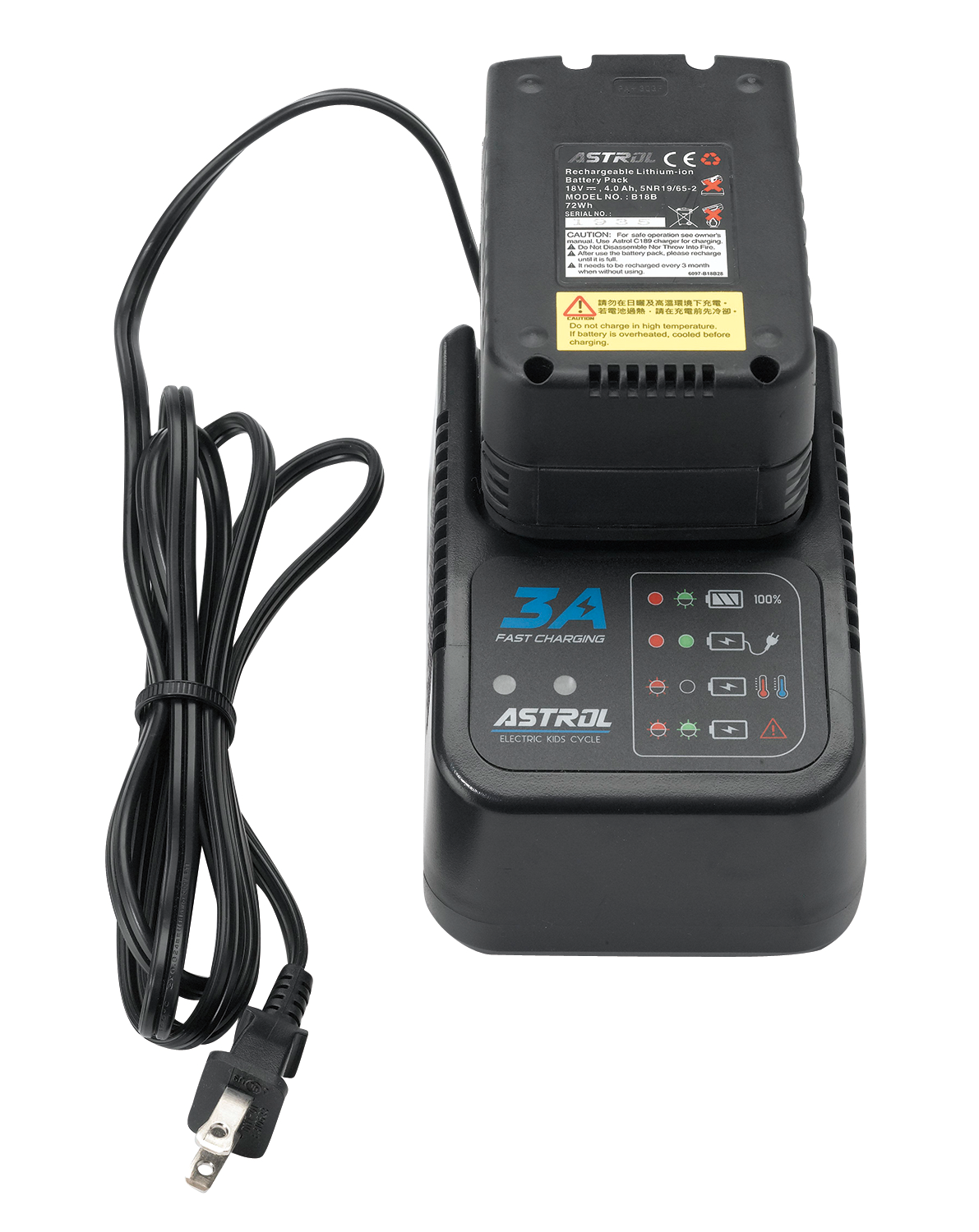 MOOSE OFFROAD RS-16 E-Bike Battery Charger X01-E2502