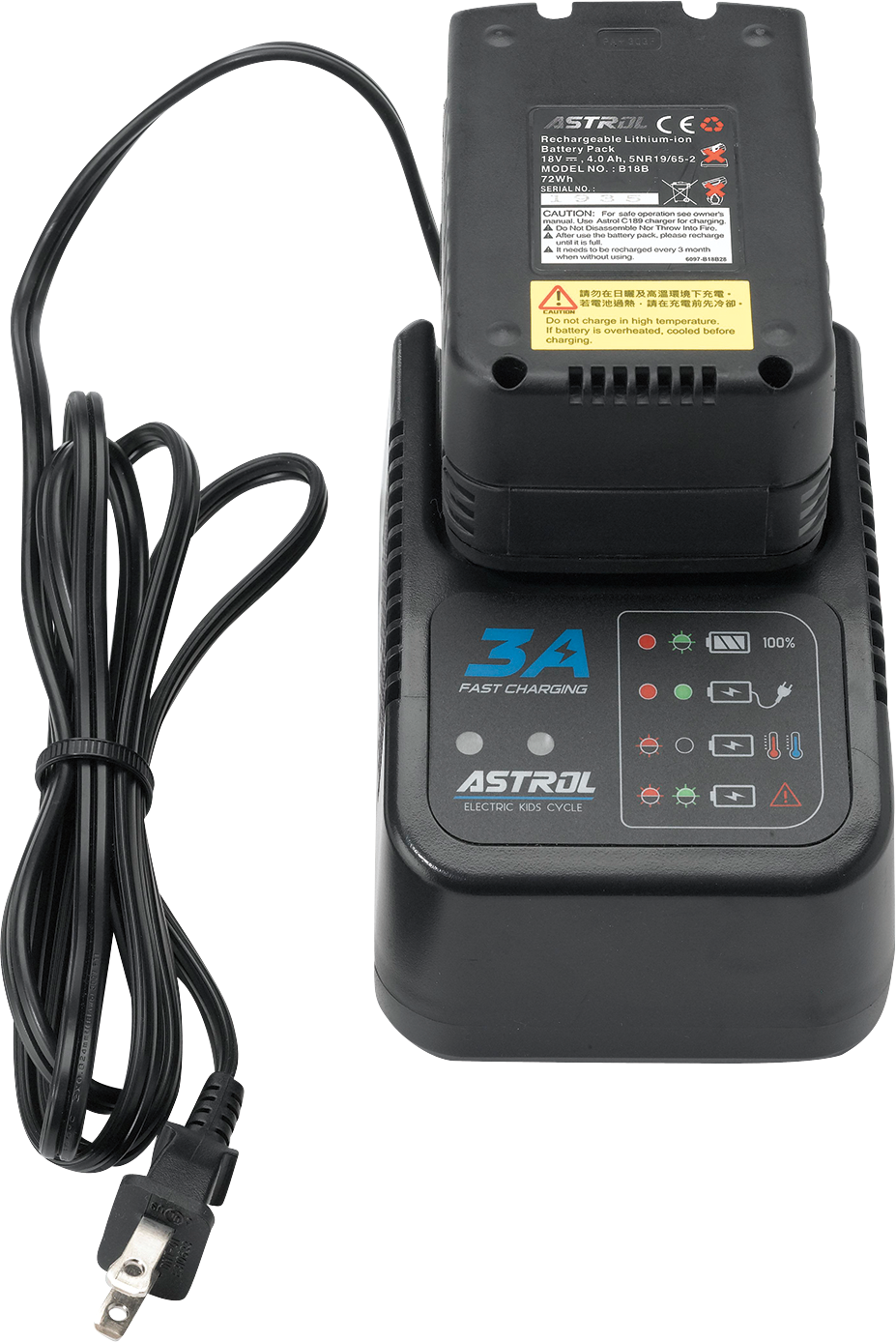 MOOSE OFFROAD RS-16 E-Bike Battery Charger X01-E2502
