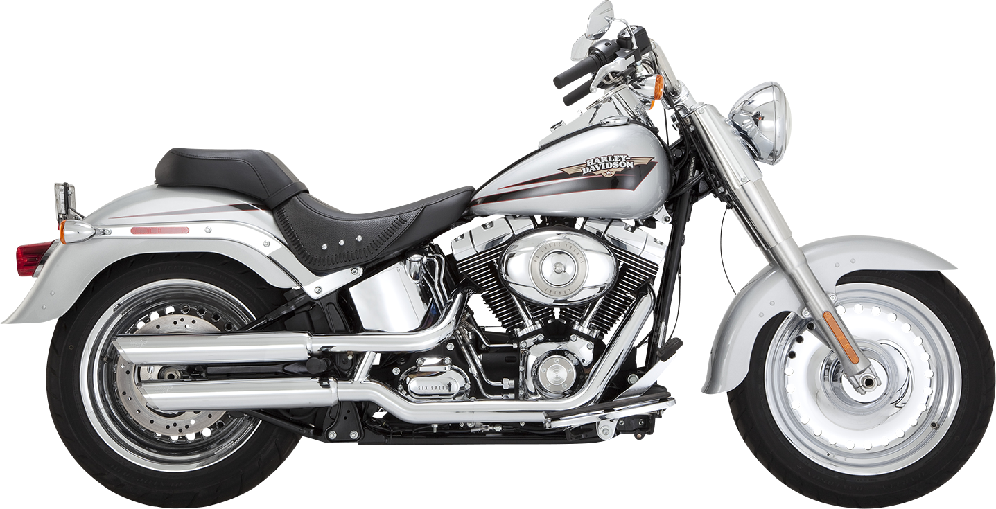VANCE & HINES 3" Twin Slash Slip-On Muffler - Chrome 16343