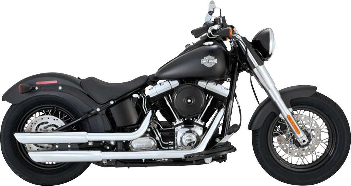 VANCE & HINES 3" Twin Slash Slip-On Muffler - Chrome 16341