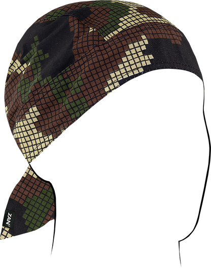 ZAN HEADGEAR Flydanna® Cotton Headwrap - Digi Woodland Camo Z621