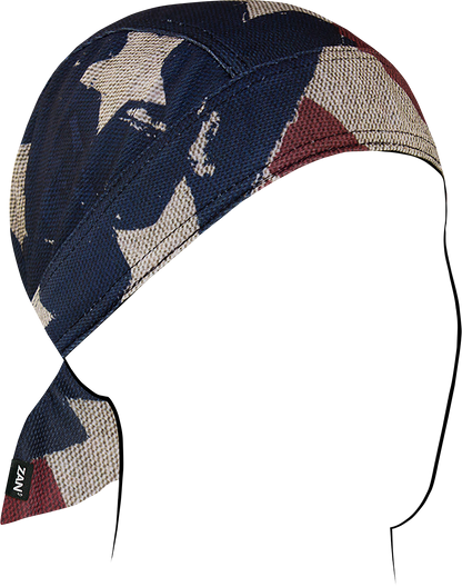ZAN HEADGEAR Flydanna® Micro-Mesh Polyester Headwrap - Patriot ZM408