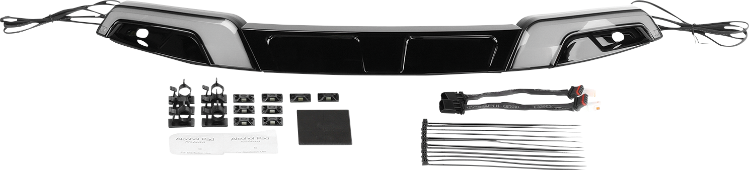 KURYAKYN Windshield Trim - Black KUR2949