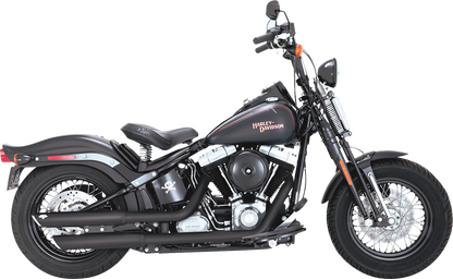 VANCE & HINES 3" Twin Slash Slip-On Mufflers - Black 46341