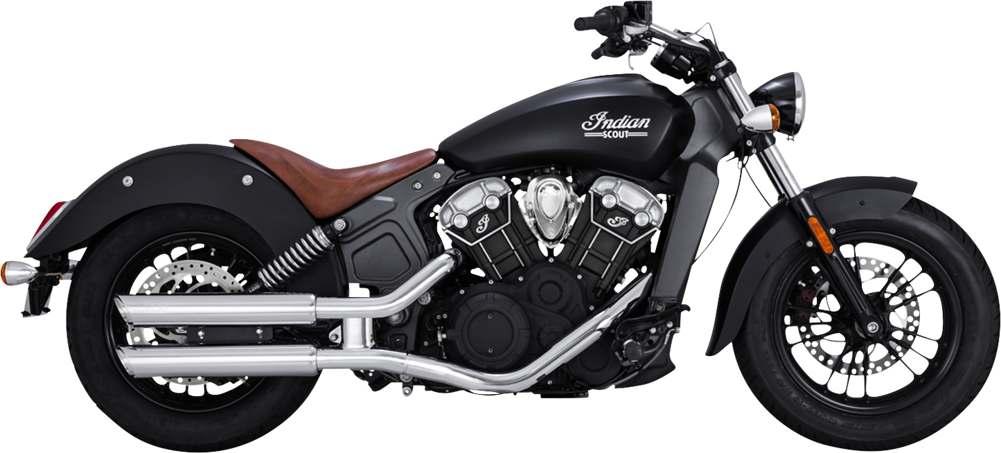 VANCE & HINES 3" Twin Slash Slip-On Mufflers - Chrome 18323