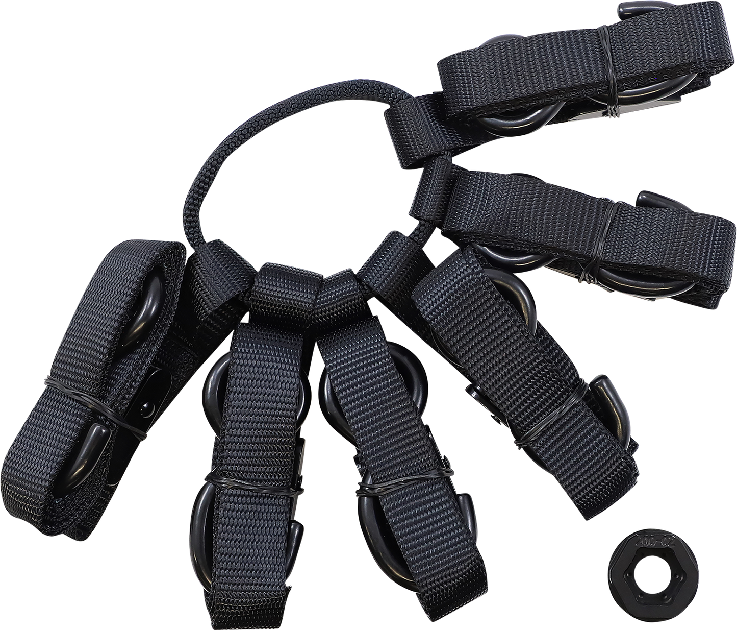 MOOSE OFFROAD Cargo Straps - UTV - Black O10-6745