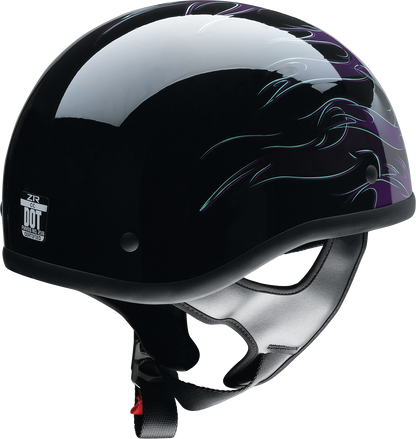 Z1R CC Beanie Helmet - Hellfire - Purple - Medium 0103-1340