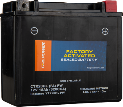 Battery Ctx20hl (Fa) Pw Sealed Factory Activated