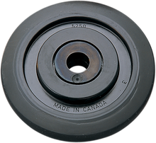 PARTS UNLIMITED Idler Wheel with 6205-2RS Bearing/Bushing - Black - 5.35" OD x 0.75" ID R5350A-2001E